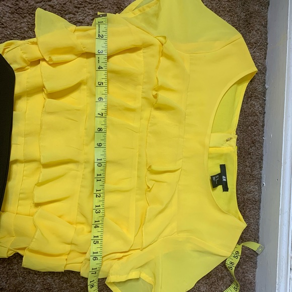 Yellow Ruffle Dress - Picture 4 of 5